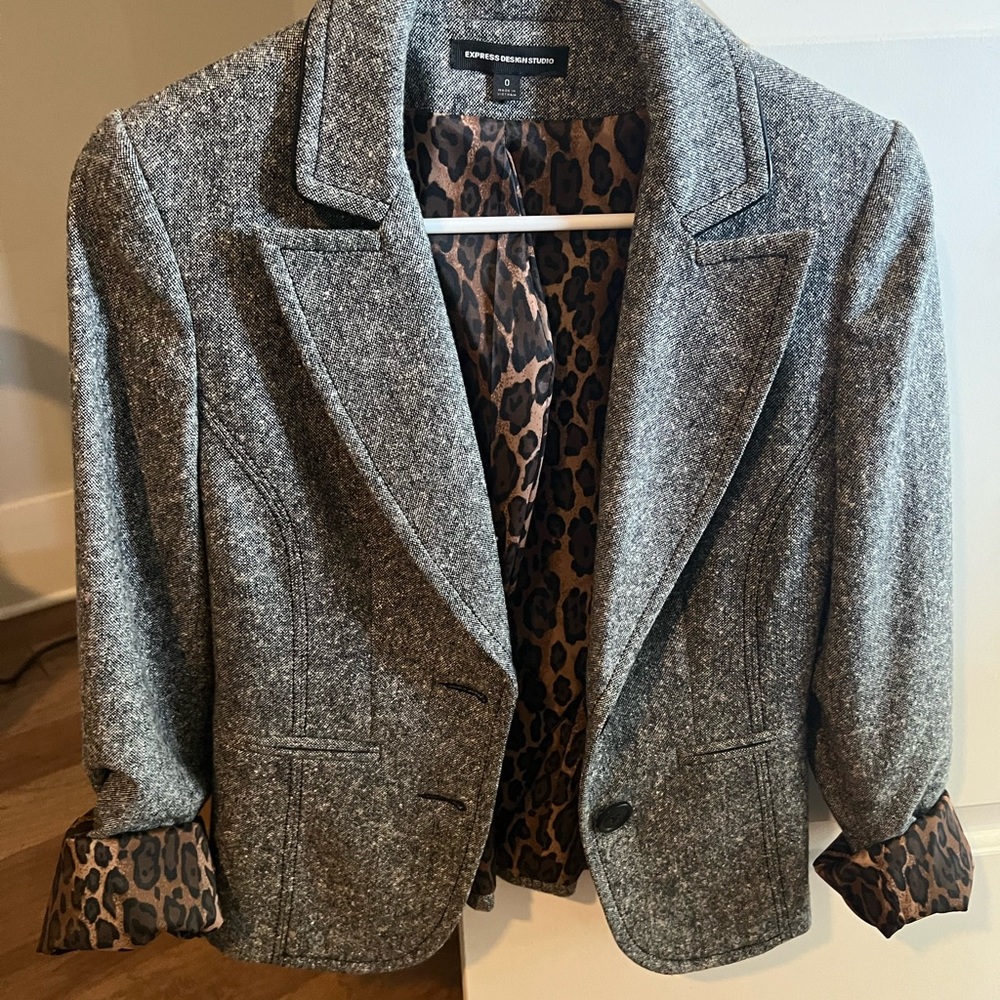 Express Tweed Blazer